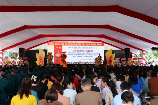 Đà Nẵng tưởng niệm 70 năm ngày đồng bào, đồng chí hy sinh trong vụ thảm sát Sơn - Cẩm - Hà