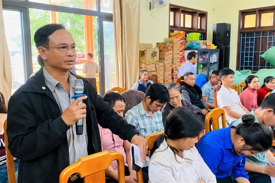 Người dân xã Trà Tân kiến nghị giải quyết nhiều vấn đề dân sinh cấp bách