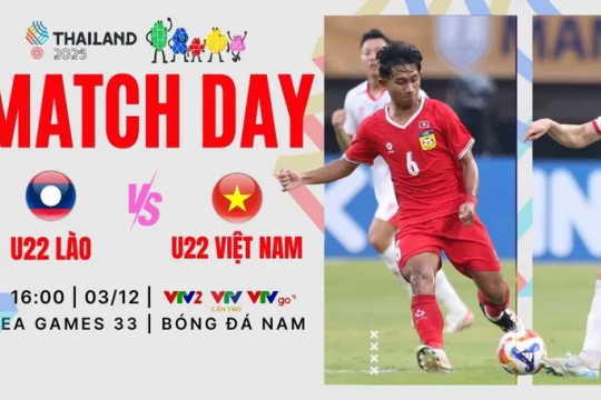 Xem trực tiếp SEA Game 33 giữa U22 Việt Nam và U22 Lào ở đâu?