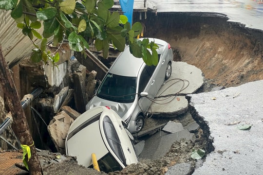 Sở Xây dựng thông tin chính thức về sự cố sụt lún trên đường Nguyễn Công Trứ