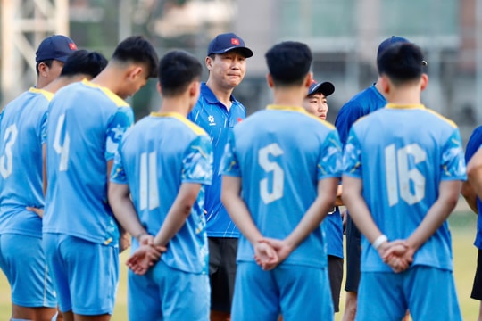 U22 Việt Nam tự tin trước trận ra quân SEA Games 33 gặp Lào