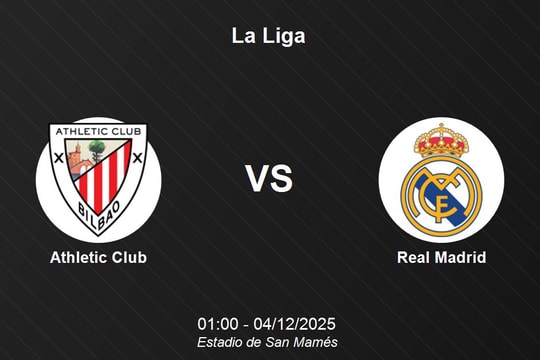 Nhận định Athletic Club vs Real Madrid - La Liga 04/12