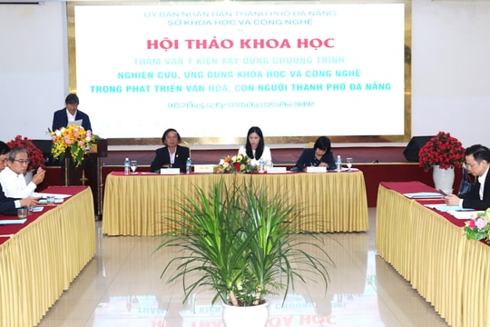 Nghiên cứu, ứng dụng khoa học công nghệ trong phát triển văn hóa, con người Đà Nẵng