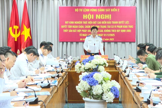 Vùng Cảnh sát biển 2 xử phạt 87 tàu cá trong đợt cao điểm chống khai thác IUU