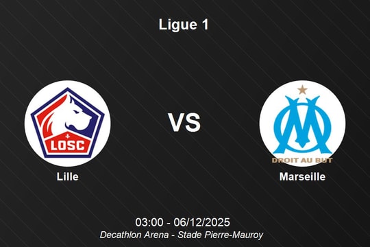 Nhận định Lille vs Marseille - Ligue 1: cuộc đua top 3