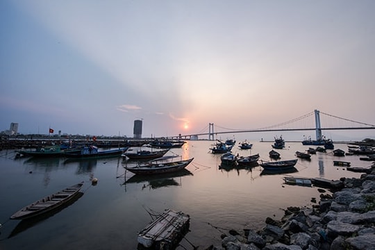 Mùa đông trên vịnh Đà Nẵng