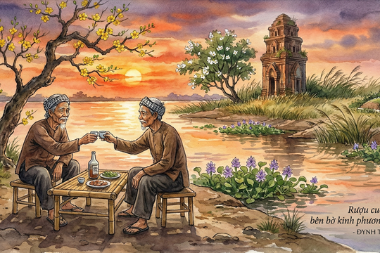 Rượu cuối năm bên bờ kinh phương Nam