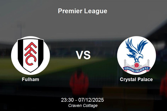 Nhận định Fulham vs Crystal Palace - Premier League