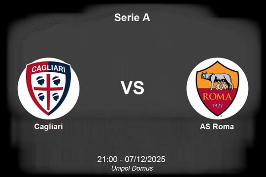 Nhận định Cagliari vs AS Roma - Serie A, 21:00 07/12