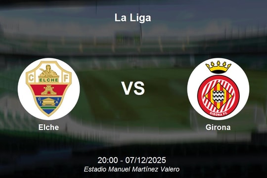 Nhận định Elche vs Girona - La Liga, 07/12/2025 20:00