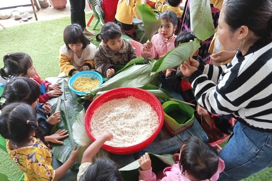 “Lấy trẻ làm trung tâm” ở bậc mầm non