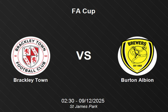 Nhận định Brackley Town vs Burton Albion - FA Cup