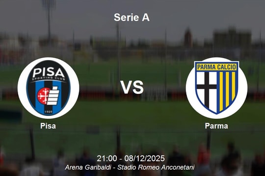 Nhận định Pisa vs Parma - Serie A: điểm số sinh tử
