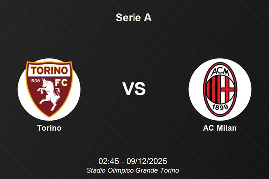Nhận định Torino vs AC Milan - Serie A: Khách bất bại sân khách