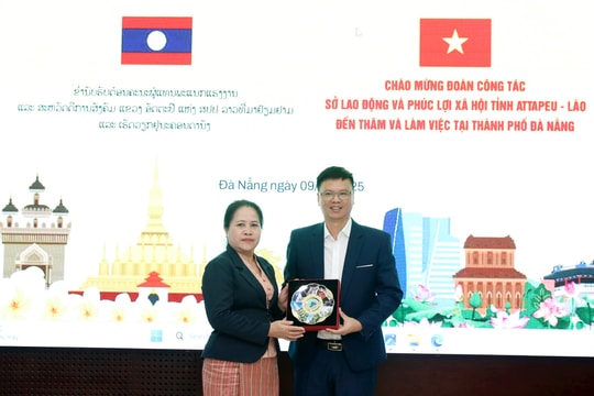 Đà Nẵng và Attapeu (Lào) xúc tiến hợp tác lĩnh vực lao động, việc làm
