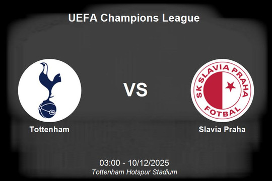 Nhận định Tottenham vs Slavia Praha - Champions League