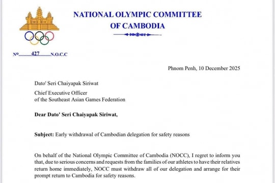 Chấn động SEA Games 33: Campuchia đột ngột rút lui