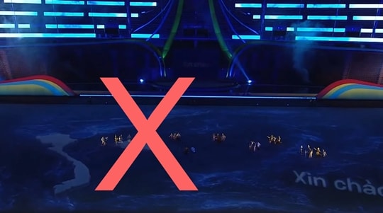 SEA Games 33: Bản đồ Việt Nam bị chiếu thiếu Hoàng Sa, Trường Sa