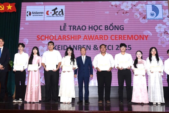 Doanh nghiệp Nhật Bản trao 20 suất học bổng cho sinh viên Đại học Đà Nẵng