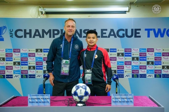 HLV Polking đặt mục tiêu ngôi đầu bảng Cúp C2 cho CAHN