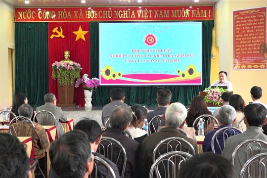 Xã Thăng Điền tập huấn nghiệp vụ kiểm tra, giám sát và kỷ luật của Đảng