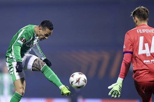 Antony ghi bàn, Real Betis thắng thuyết phục Dinamo Zagreb