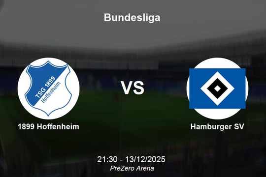 Nhận định 1899 Hoffenheim vs Hamburger SV - Bundesliga