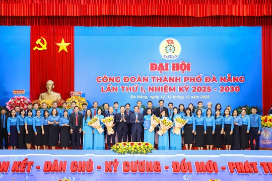 Bà Phan Thị Thúy Linh giữ chức Chủ tịch Liên đoàn Lao động thành phố Đà Nẵng nhiệm kỳ 2025 - 2030