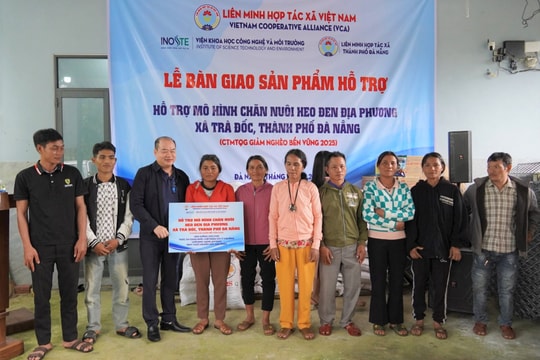 Hỗ trợ sinh kế cho hộ nghèo xã Trà Đốc từ mô hình nuôi heo đen địa phương