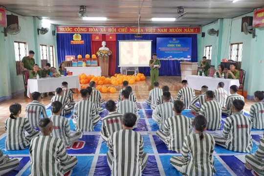 Trại tạm giam số 1 tổ chức nhiều hoạt động giáo dục, hướng thiện cho phạm nhân