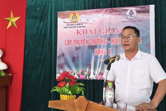 Ngư dân Thăng An, Thăng Trường và Quảng Phú được bồi dưỡng nghiệp vụ thuyền trưởng, máy trưởng hạng I