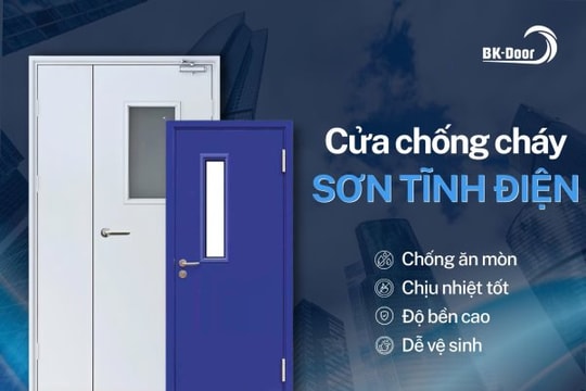 Cửa thép chống cháy BKDoor: giải pháp an toàn hàng đầu cho công trình hiện đại