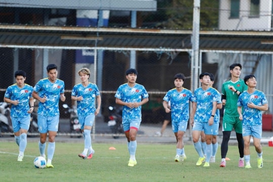 U22 Việt Nam tập trung cao độ trước chung kết SEA Games 33