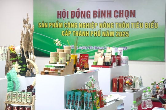 Công nhận 22 sản phẩm công nghiệp nông thôn tiêu biểu cấp thành phố năm 2025
