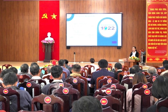 Xã Thăng Điền thúc đẩy chuyển đổi số cho cán bộ và tổ công nghệ số cộng đồng