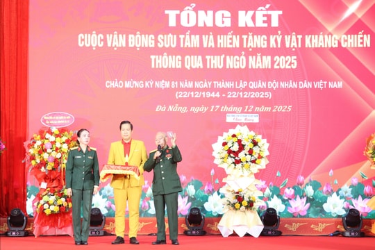 Bảo tàng Quân khu 5 tiếp nhận hơn 200 hiện vật, hình ảnh và tư liệu