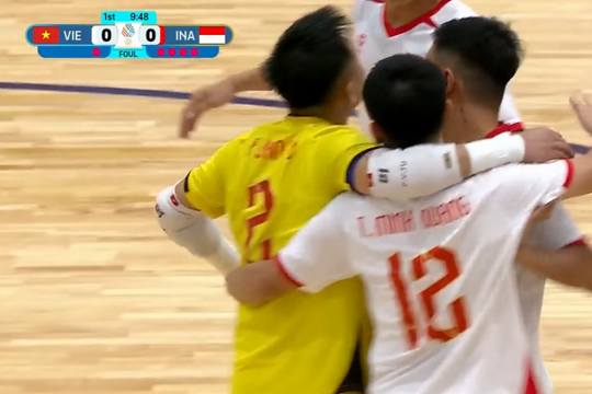 Futsal Việt Nam hạ Indonesia 1-0, thắp lại hy vọng SEA Games