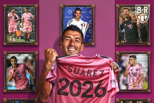 Luis Suarez gia hạn hợp đồng, sát cánh cùng Messi đến hết 2026