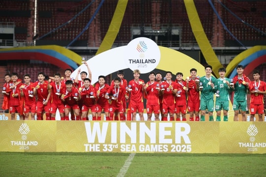 U22 Việt Nam hướng đến VCK U23 châu Á sau HCV SEA Games 33