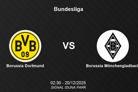 Nhận định Borussia Dortmund vs Mönchengladbach - Bundesliga