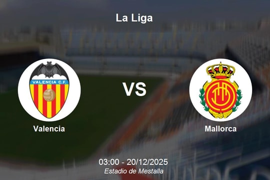 Nhận định Valencia vs Mallorca - La Liga ngày 20/12