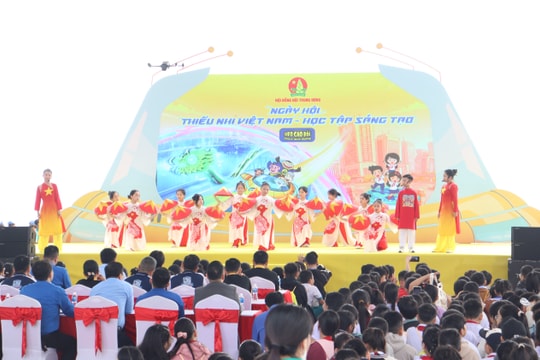 Sôi nổi Ngày hội “Thiếu nhi Việt Nam - Học tập sáng tạo”
