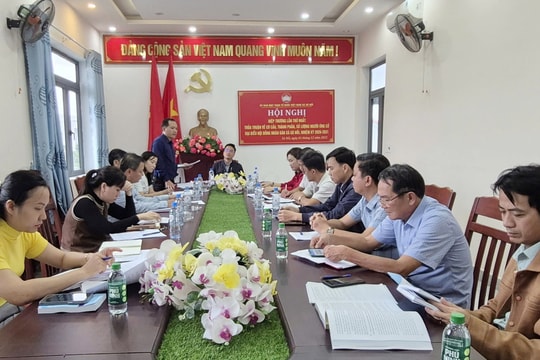 Bầu cử đại biểu Quốc hội khóa XVI và đại biểu HĐND các cấp nhiệm kỳ 2026 - 2031: Tập trung chuẩn bị chu đáo từng khâu