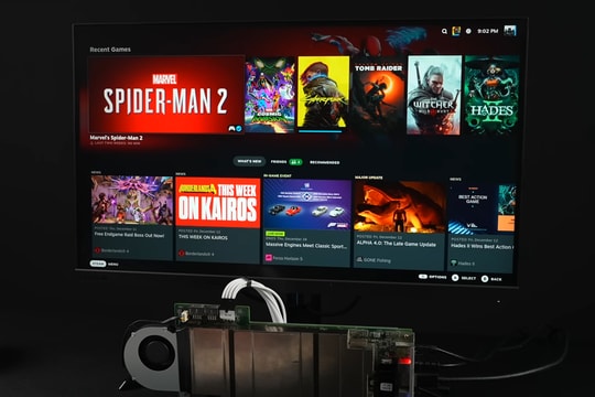 Bo mạch PS5 rút gọn biến thành máy chơi game Steam Machine giá 100 USD