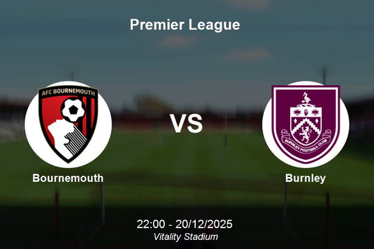 Nhận định Bournemouth vs Burnley - Premier League