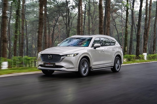Mazda CX-8 2025: Giá lăn bánh và đánh giá thông số chi tiết