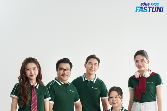 Xu hướng đồng phục 2026: Áo thun cổ tròn năng động, áo polo may sẵn lịch lãm