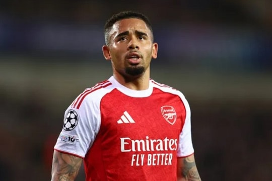 Arsenal vs Crystal Palace: Gabriel Jesus tái xuất tại tứ kết Carabao Cup