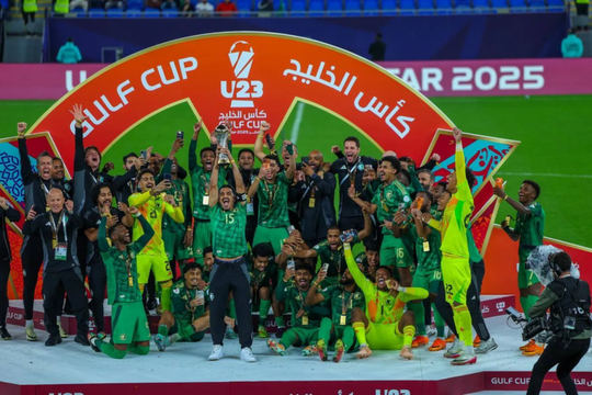 U23 Ả Rập Xê Út vô địch Cúp Vùng Vịnh, gửi 'chiến thư' đến U23 Việt Nam