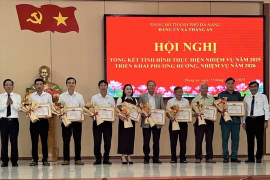 Đảng ủy xã Thăng An và Trà Đốc tổng kết công tác năm 2025, triển khai nhiệm vụ năm 2026